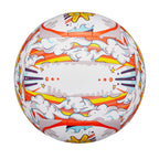 Wilson Graffiti Peace Volleyball - Official Size, White/Orange