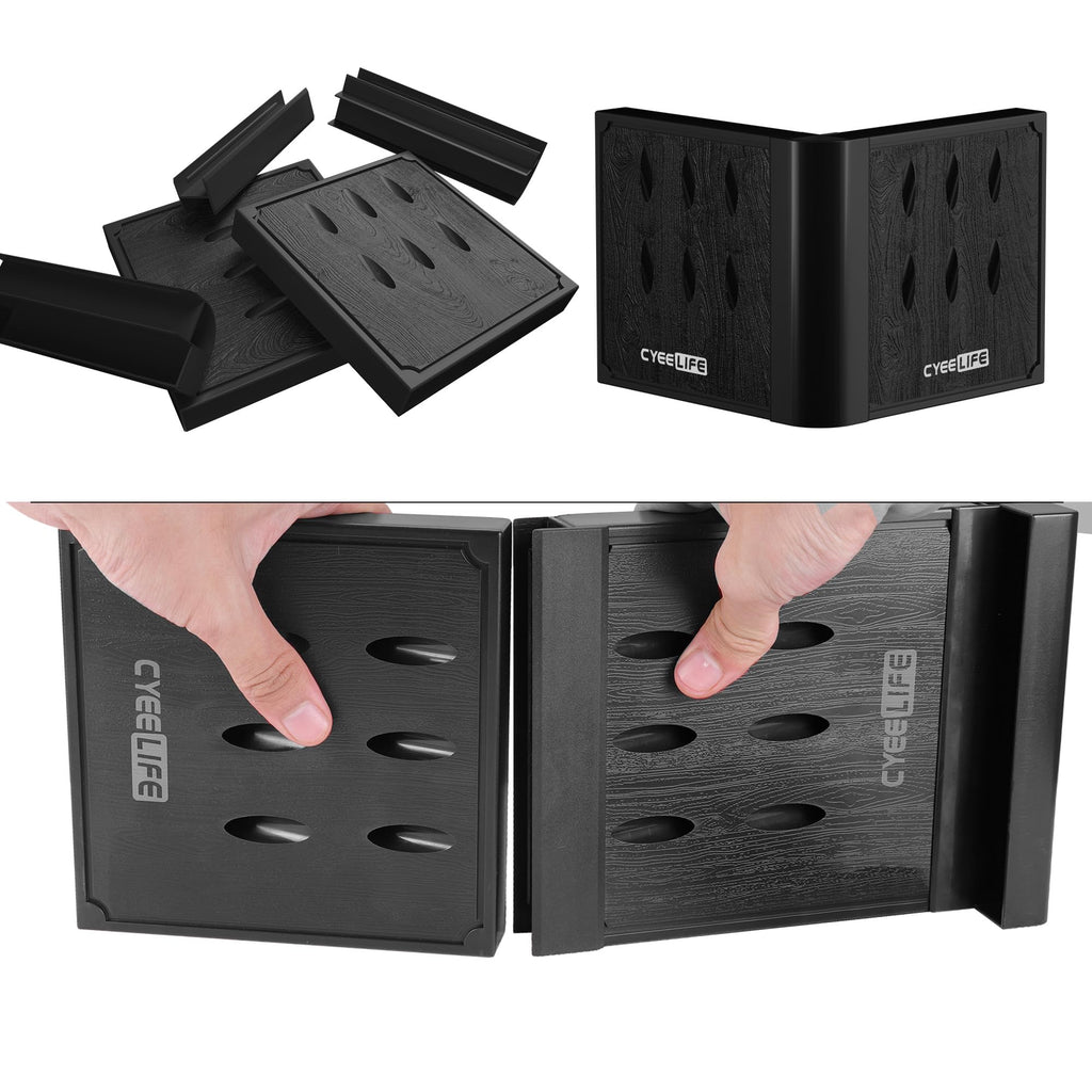 Cyeelife Plastic Darts Stand&Holder Black For 12 Soft And Steel Darts,Assemblable And Detachable Pro Dartboard Accessories