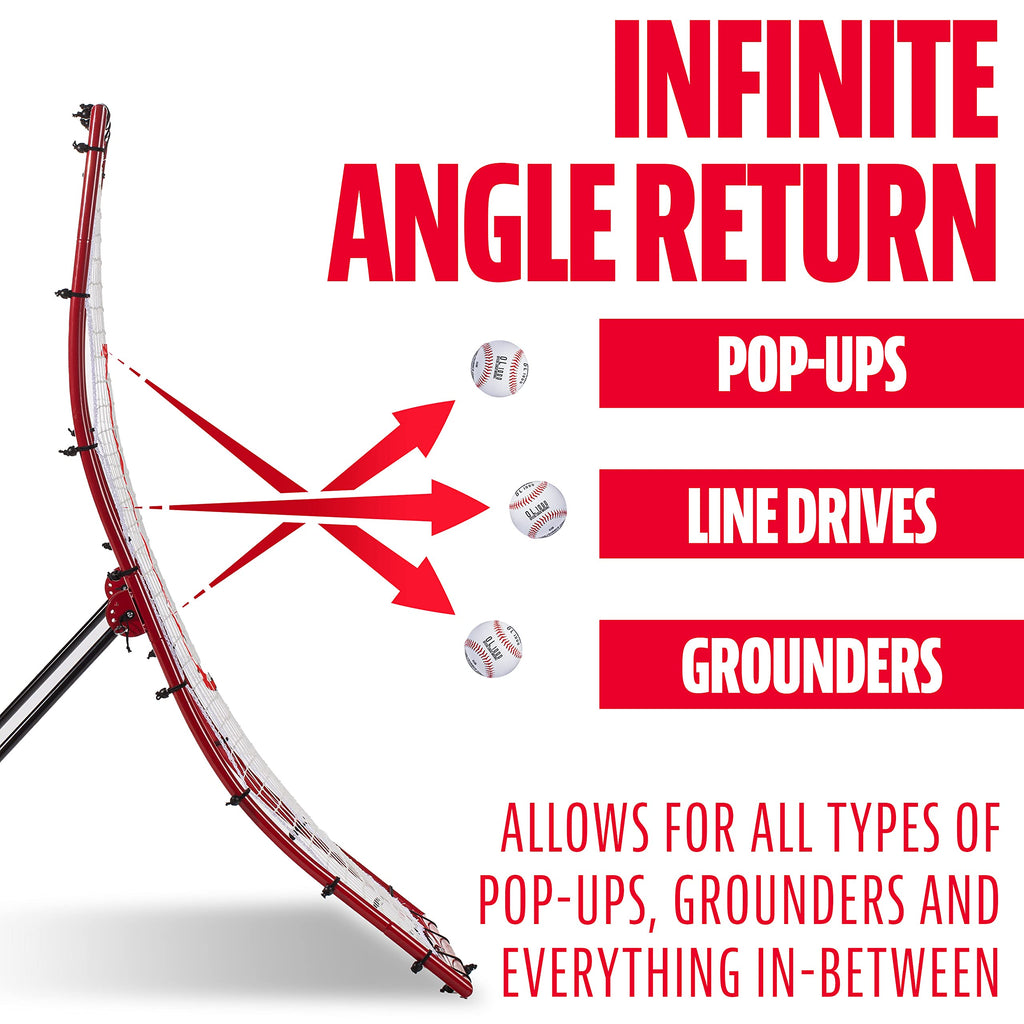 Franklin Sports Unisex Youth Return Franklin Sports Baseball Pitching Target And Rebounder Net 2 In 1 Pitch Trainer Pitchback Ne