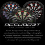 Accudart Match Pro Dartboard Cabinet Set - Official Size - Self Healing Sisal - Modern Style Woodgrain - Two Built-In Dartholder