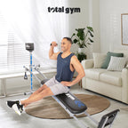 Total Gym Apex G3 Versatile Indoor Home Gym Workout Total Body Strength Training Fitness Equipment With 8 Levels Of Resistance A