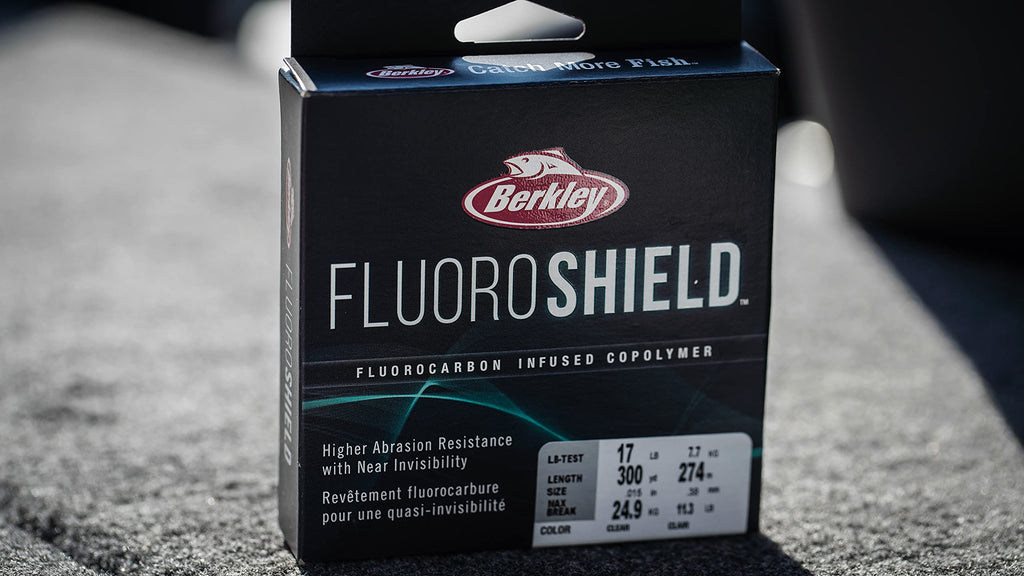 Berkley Fluoroshield, Clear, 20Lb | 9Kg, 3000Yd | 2743M Fishing Line, Suitable For Freshwater Environments