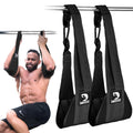 Dmoose Fitness Hanging Ab Straps For Pull Up Bar & Core Strength Training - Thick Padded Arm Strap For Ab Swing With 2 Rust-Resi