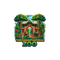 THAMPZ Thiruvananthapuram Zoo  3D Embossed Flexible Fridge Magnet 0.5mm Ultra Thin Decorative with Strong Hold | Refrigerator M