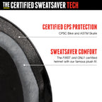 Triple Eight The Certified Sweatsaver Helmet For Skateboarding, Bmx, And Roller Skating, Rainbow Sparkle, Small / Medium