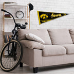 Rico Industries Ncaa Iowa Hawkeyes Classic 12'' X 30'' Felt Wall D  Cor Pennant - Great For Home/Bed Room/Man Cave D  Cor