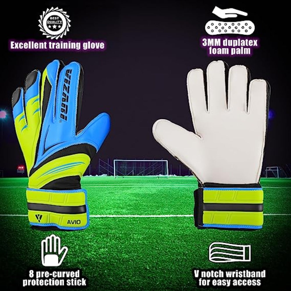 Vizari Avio F.P. Goalkeeping Glove – Blue/Green