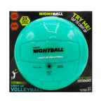 Nightball Led Volleyball - Light Up Glow In The Dark - Outdoor Volleyball Gear For Teens - Teenage Old Gift (Teal)