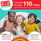 S&S Worldwide 19'' Spectrum Agility Rings (Set Of 6)