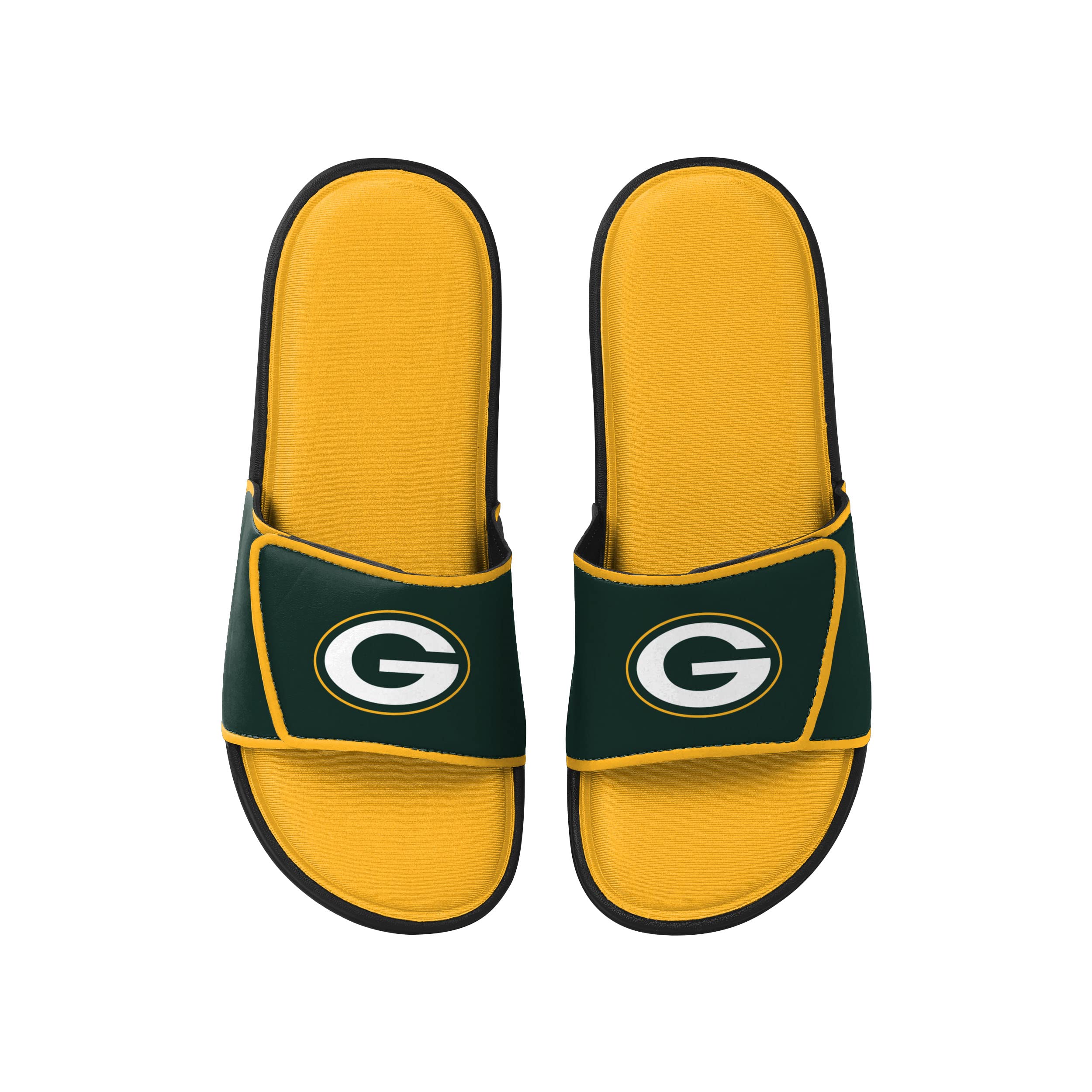 FOCO Green Bay Packers NFL Mens Foam Sport Slide - S