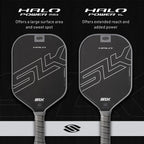 Selkirk Slk Halo Power Max Pickleball Paddle | Raw Carbon Fiber Pickleball Paddle With A Rev-Core Power Polymer Core | The Pickl