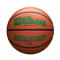 Wilson Evolution Indoor Game Basketball, Green, Size 7 - 29.5