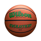 Wilson Evolution Indoor Game Basketball, Green, Size 7 - 29.5