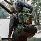 Mardingtop 60L Molle Hiking Internal Frame Backpacks With Rain Cover For Camping,Backpacking,Travelling(Army Green)
