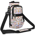 icolor Water Bottle Carrier Bag with Strap 25/32/40 oz Crossbody Bottle Holder with Phone Pocket Sling Sleeve Insulated Neoprene