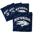 YouTheFan Officially-Licensed NCAA Nevada Wolf Pack Set of 4 Cornhole Bags - All Weather Regulation 6    x 6    Size - 16oz Weig