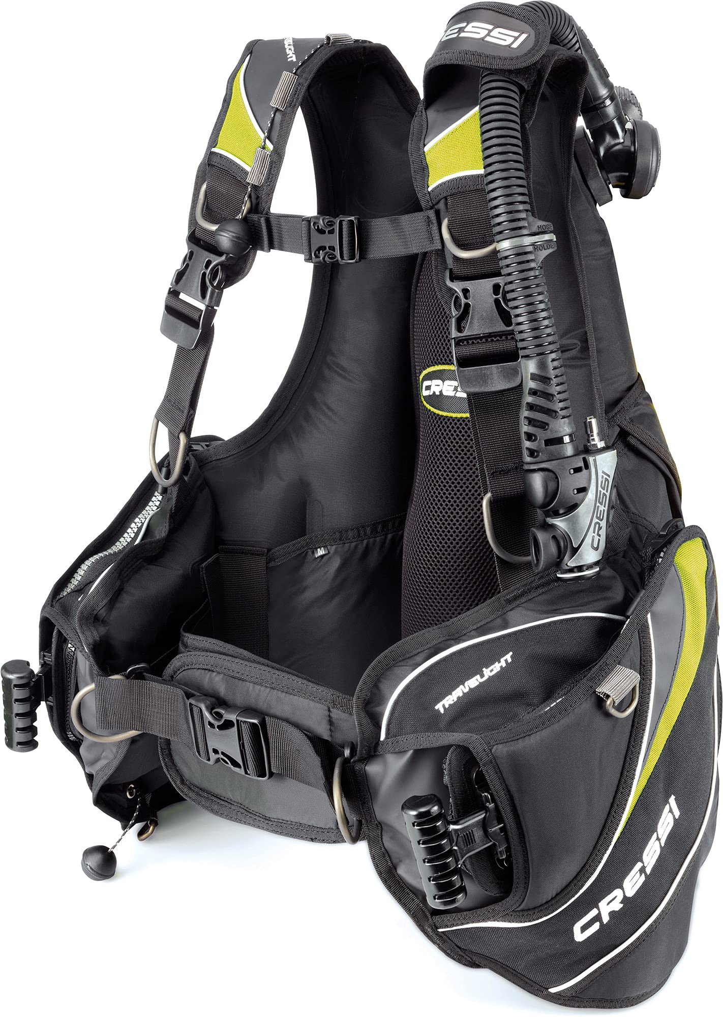 Cressi Travelight, Black/Yellow, Xl
