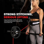Hawk Sports Lever Belt For Men & Women, 10Mm Thick, 4'' Wide Suede Leather Weightlifting Belt, Safely Maximize Gains From Heavy