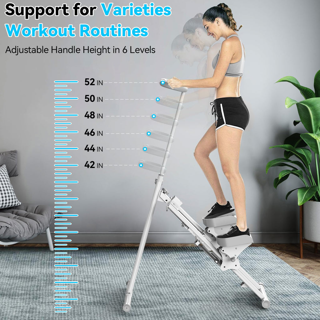 Stair Stepper for Home,Stair Climber Foldable,Large Pedal Vertical Climber Machine for Full-Body Workout,Steppers for Exercise a