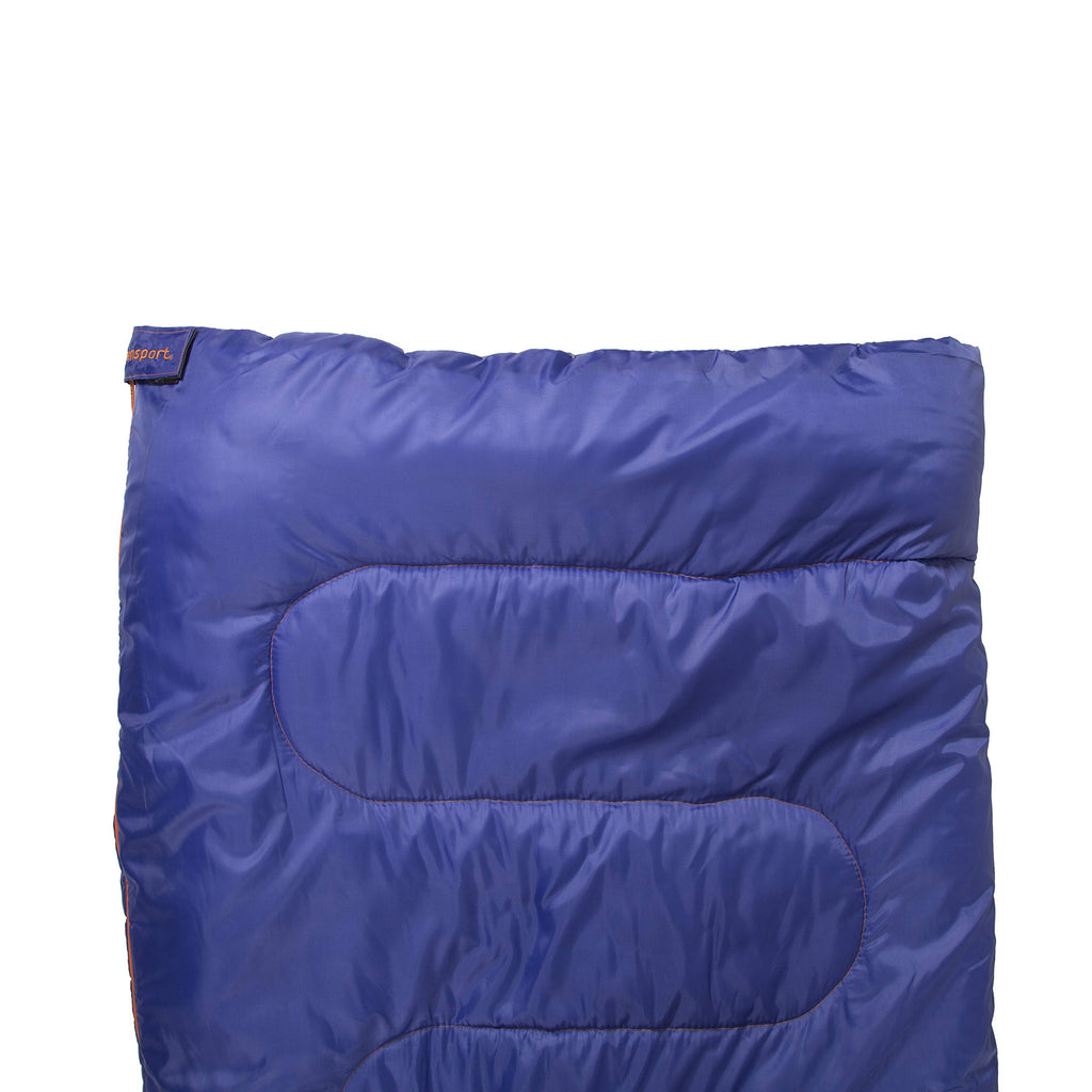 Stansport Redwood Rectangular 30'' X 75'' Sleeping Bag, Blue,Dark Green