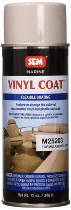 Sem M25203 Formula Boat Grey Marine Vinyl Coat - 16 Oz.