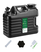 5 Gallon Water Jug(16X13.2X7In)And 2.6Gal Collapsible Water Bag Set Of 2,Bpa Free Water Tank Overlanding Gear Containers, Campin