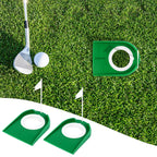 2 Pack Golf Putting Cup With Flag Indoor Golf Putting Hole Golf Hole Training Aids