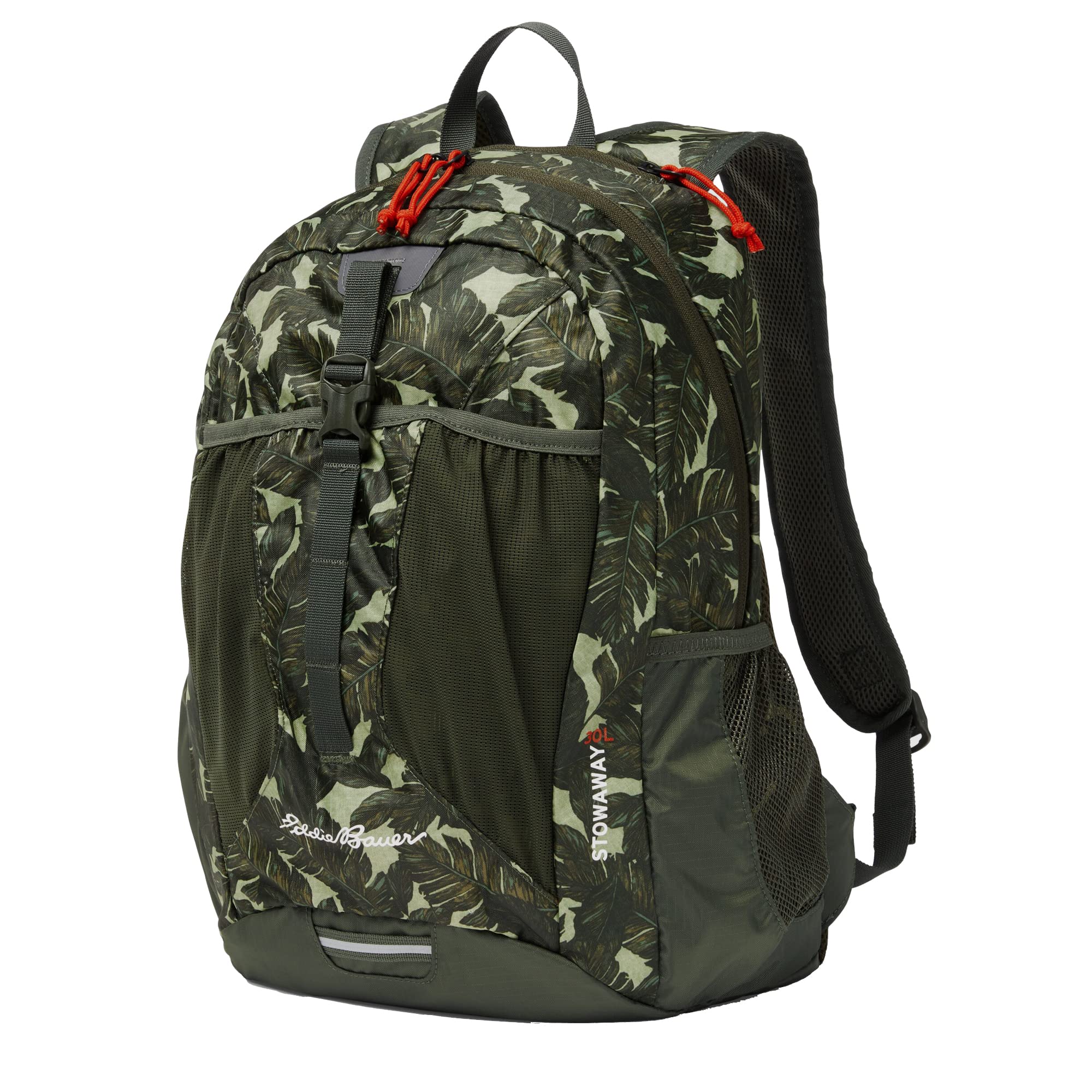 Eddie Bauer Stowaway Packable Backpack-Made from Ripstop Polyester, Dark Loden, 30L