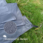 Geertop 1 Person Ultralight Waterproof Tent Tarp Footprint Ground Sheet Mat, For Camping, Hiking, Picnic (4 Sizes)