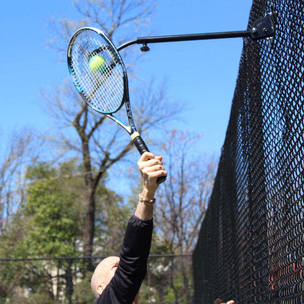 Topspin Solution - Tennis Training Aid | Practice Nearly All Shots In Tennis Anywhere | Attaches Indoors & Outdoors | All Ages A