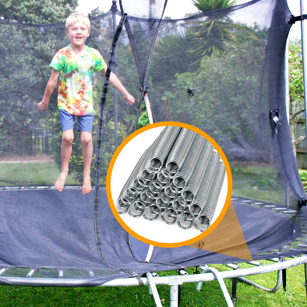 Giantex 7 Heavy-Duty Galvanized Trampoline Springs, Steel Wire Spring Replacement Kit, High Tensile Durable Trampoline Parts, Ea