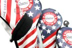 Guiote Team Usa 1 3 5 H Golf Headcover White Vintage Retro Patriotic Driver Fairway Wood Hybrid Cover