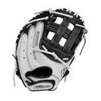 Wilson 2024 A700 Fpcm 33'' Fastpitch Catcher'S Mitt - White/Black, Right Hand Throw