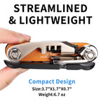 Bike Multitool - Bike Chain Tool/Torx/Hex/Screwdriver - Bicycle Multitool Kit Compact And Lightweight Repair Tools For Road And