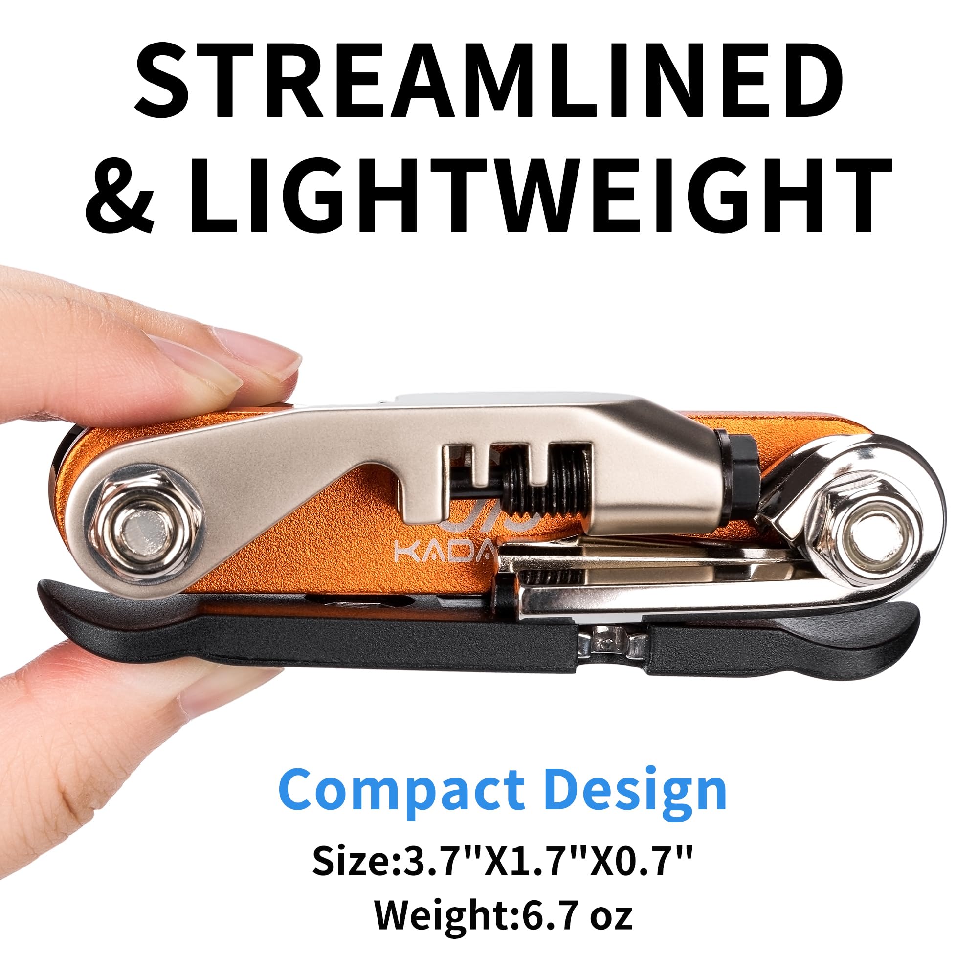 Bike Multitool - Bike Chain Tool/Torx/Hex/Screwdriver - Bicycle Multitool Kit Compact And Lightweight Repair Tools For Road And