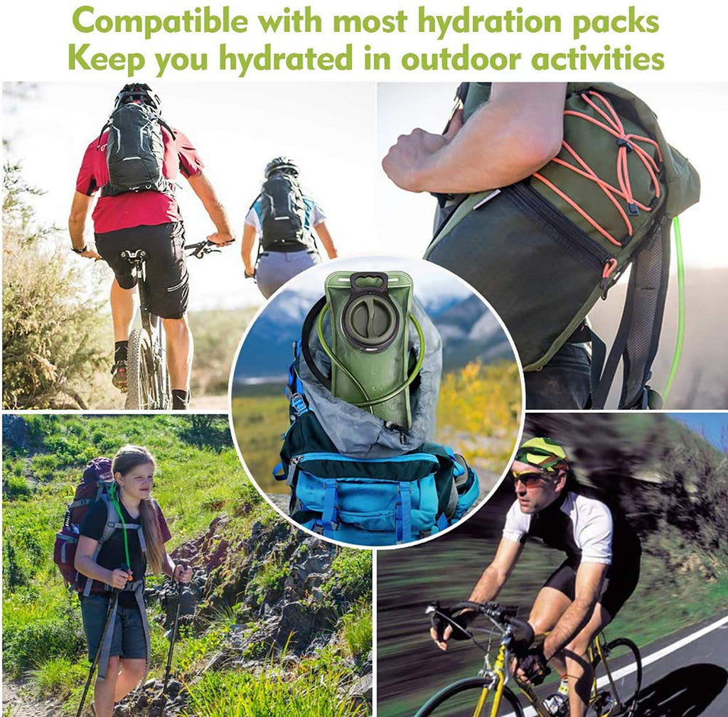 Hydration Bladder, 2L Water Bladder For Hiking Backpack Leak Proof Water Reservoir Storage Bag, 2 Liter Bpa-Free Water Pouch Hyd