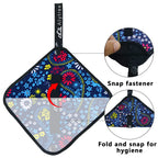 Alytree 2Pcs Pee Cloth Silver Infused For Women Hiking, Pee Rag For Female Peeing Outdoor,Camping Reusable Toilet Paper,Hygienic