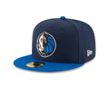 Nba Dallas Mavericks Men'S 2-Tone 59Fifty Fitted Cap, 7.125, Navy