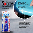 Solarez Uv Cure Epoxy Low Lite Ding Repair (1 Oz) Low Light Surfboard Repair  Sun Cures 100% Dry In Cloudy Weather  Eps Foam Saf