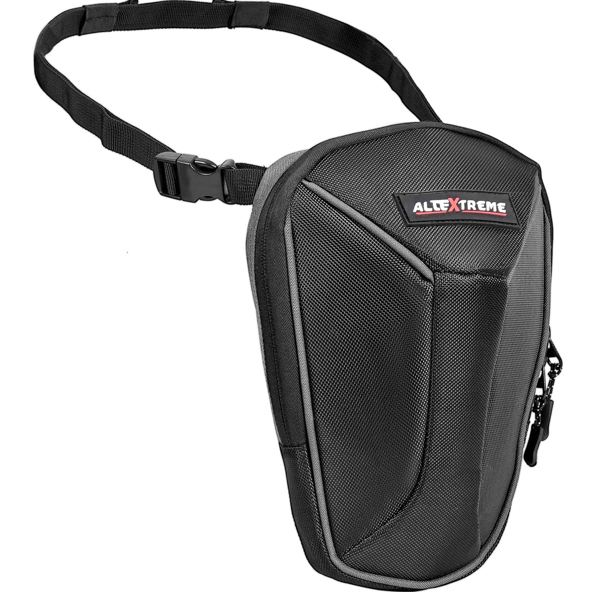 Allextreme Thigh Waist & Sling Bag WaterResistant Drop Leg Tactical Fanny Pack For Men & Women Adjustable Hard Shell Thigh Bag