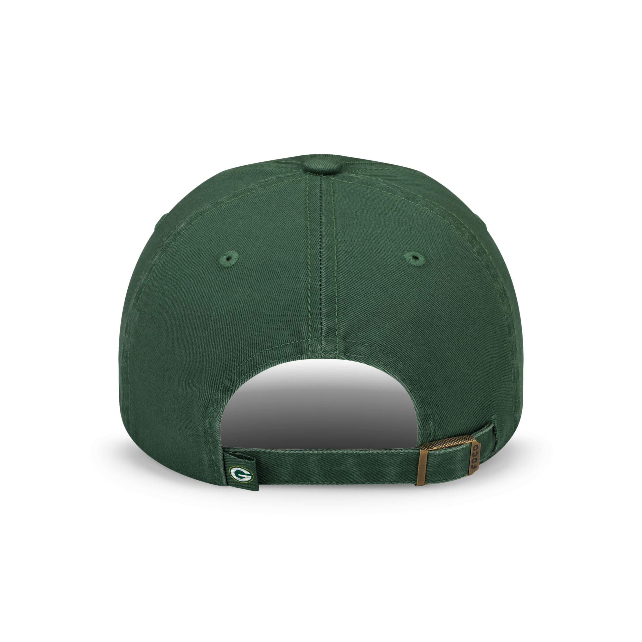 Foco Men'S Green Bay Packers Cap Nfl Logo Casual Hat, Team Color