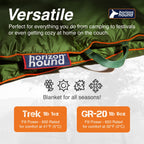 Horizon Hound Down Camping Blanket - Gr-20, Green Travel Blanket | Sustainable Insulated Down | Lightweight & Warm Quilt For Cam