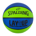 Spalding LayUp Mini Outdoor Blue/Green Basketball 22