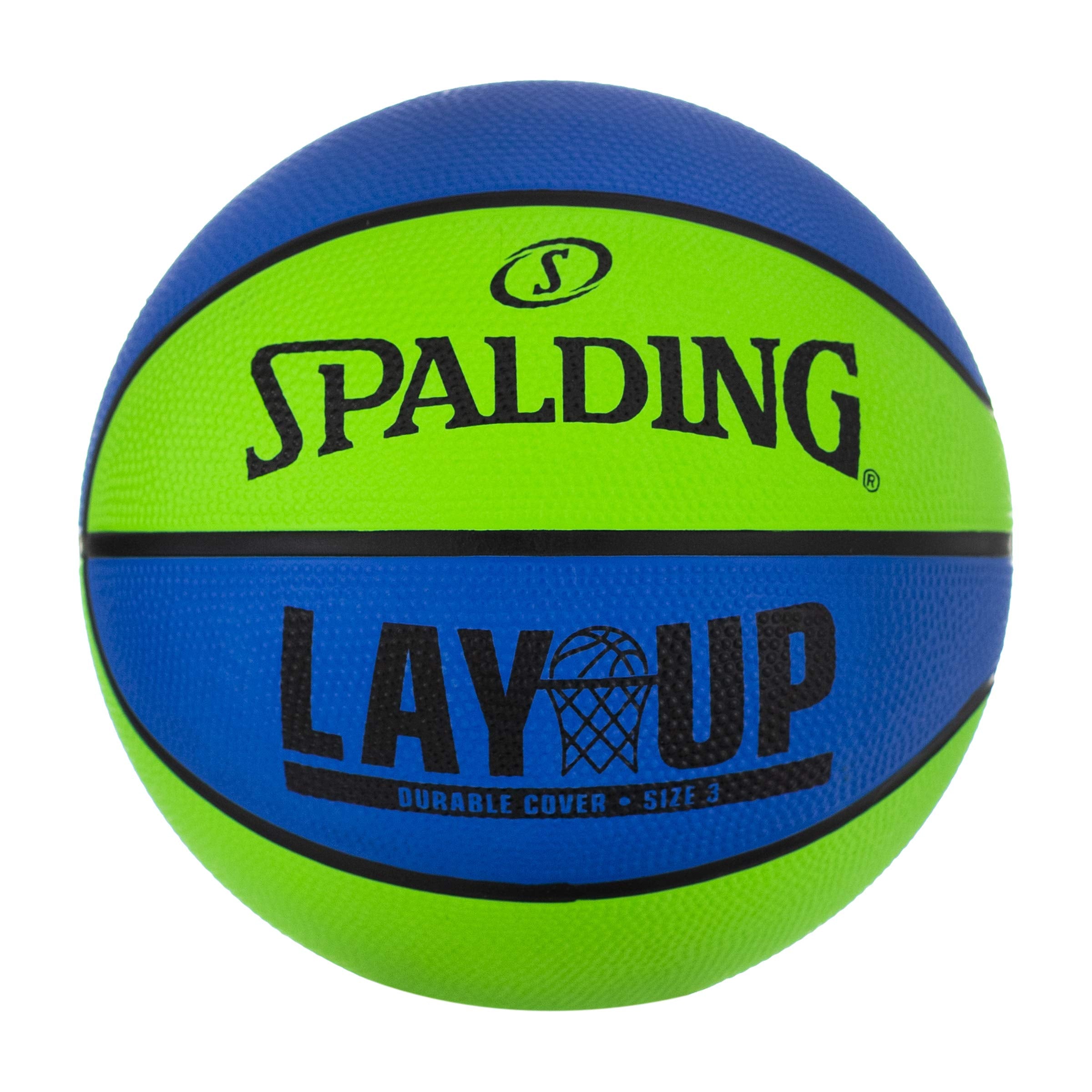 Spalding LayUp Mini Outdoor Blue/Green Basketball 22