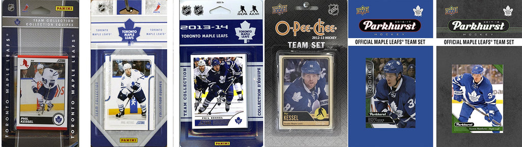 Nhl Toronto Maple Leafs 6 Different Licensed Trading Card Team Sets