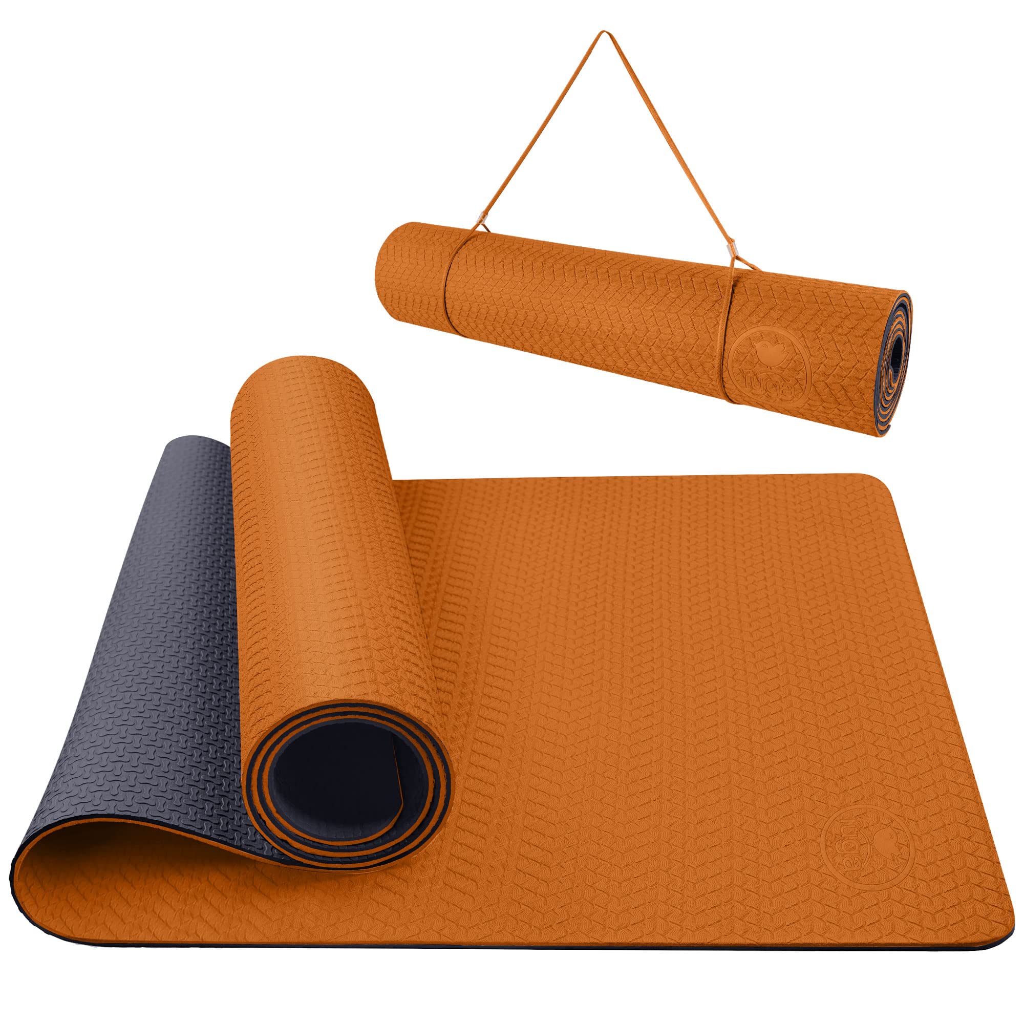 Iuga Yoga Mat Non Slip Anti-Tear Yoga Mats Eco Friendly Hot Yoga Mat Thick Workout & Exercise Mat For Yoga, Pilates And Fitness 