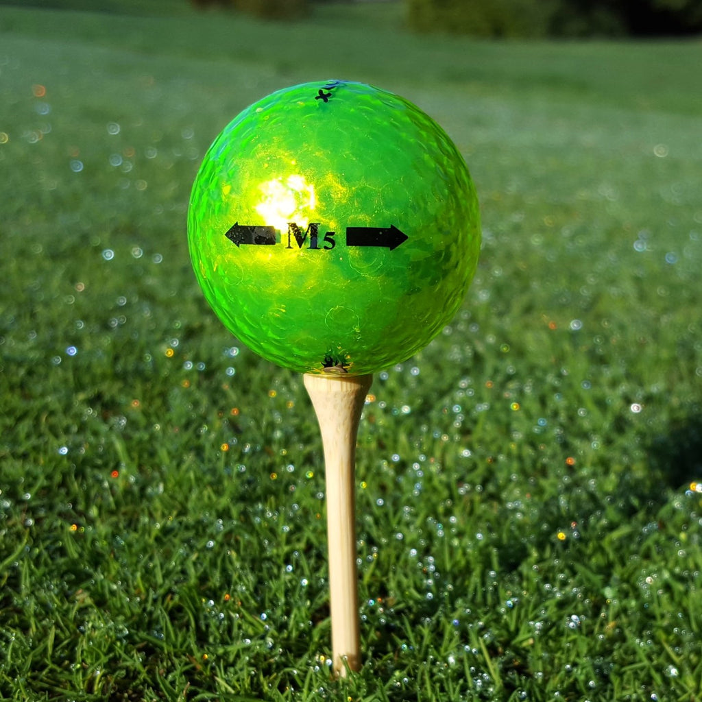 Chromax Metallic M5 Colored Neon Golf Balls (Pack Of 6), Green