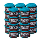 Ringside Mexican Style Boxing Hand Wraps (10 Pairs Pack), Electric Blue , 180''
