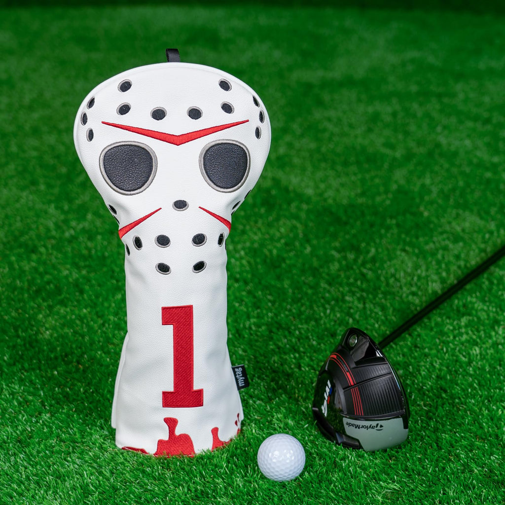 Driver Headcover Hockey Goalie Mask Golf Club Covers(Driver)