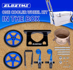Zlsztmi Upgraded Cooler Wheel Kit For Yeti/Rtic/Igloo Coolers Wheel Spacing Up To19.8 Inches -12 In Wheels Height Adjustable Car